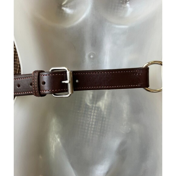 Rebecca Ray Belt Size 34 Black Snaffle BIT Bridle Equestrian Leather USA main image 11